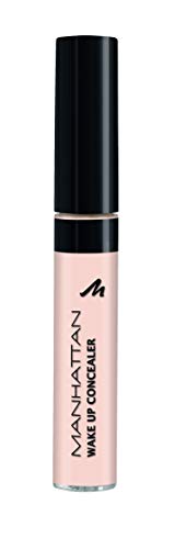 Manhattan Wake Up Corrector líquido para cubrir ojeras y rojeces, color Porcelaina, 1 x 7 ml