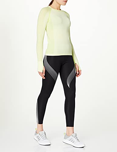 Marca Amazon - AURIQUE Bal181la18 - leggings deporte mujer Mujer, Negro (Black/White), 40, Label:M