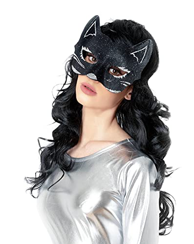 Máscara de Gato Sexy para Mujer, Máscara de Cabeza de Gato, Máscara Misteriosa de Gato para Disfraces Máscara Cosplay de Catwoman