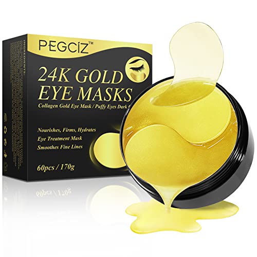 Máscara para los ojos, 30 Pares Ojos Parches, Máscara para ojos de colágeno, Parches Hidrogel para Ojos Reduce las bolsas bajo los ojo, ojeras, patas de gallo e hinchazón