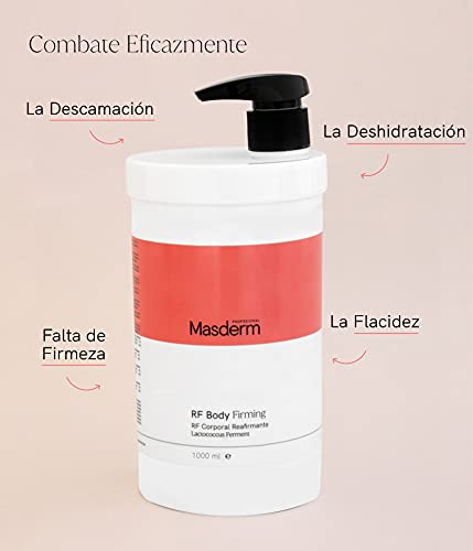 MASDERM | Pack de 2 | Crema Gel Radiofrecuencia Facial y Corporal Hidratante | Crema Gel Conductor Cavitación Antiarrugas | Ácido Hialurónico | Colágeno | Profesional | Mujer | 500ml y 1 L…