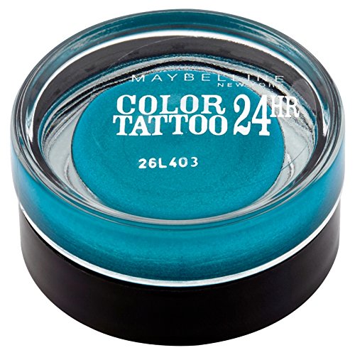 Maybelline Color Tatto 20 Turquoise Forever - sombras de ojos (Azul, Turquoise Forever, Brillo, Italia)