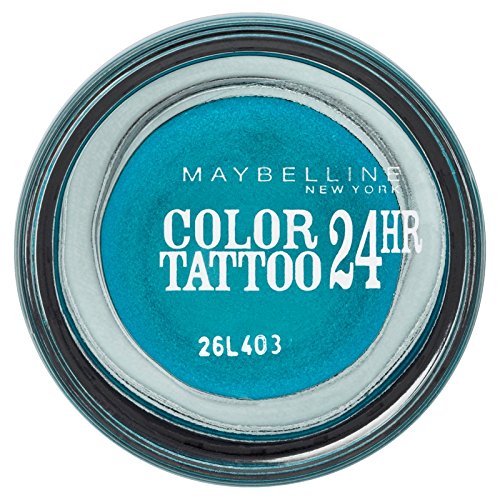 Maybelline Color Tatto 20 Turquoise Forever - sombras de ojos (Azul, Turquoise Forever, Brillo, Italia)