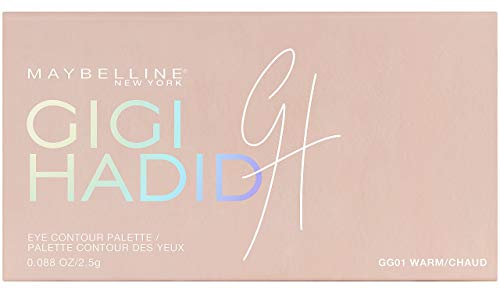 Maybelline New York Gigi hadid Eye Contour palé GG01 Cálido, 2.5 G