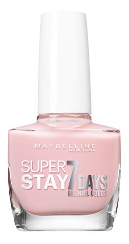 Maybelline New York – Vernis à Ongles Professionnel – Technologie Gel – Super Stay 7 Days – Teinte : Barely Sheer (113)