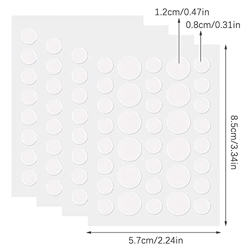 Mecmbj 144 Piezas Parches Acne Hidrocoloide, Invisible Parches Granos Pegatinas de Acné Acné Espinilla Patch Parche Absorbente de Acné para Mujeres