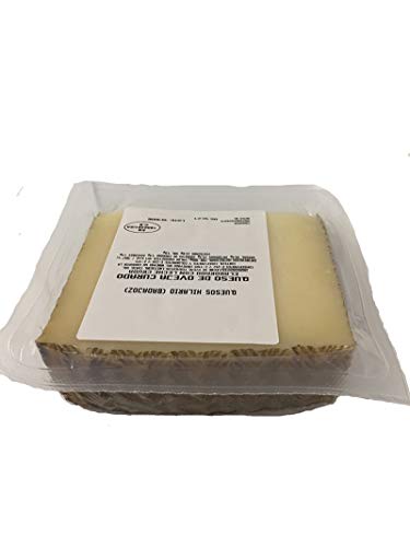 Medio kilo de queso curado de oveja 1/2 kg enviado en 2 cuñas de 250 gr de queso de oveja curado