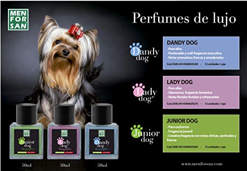 MENFORSAN Perfume para Perro Dandy Dog | 50Ml | Fragancia Masculina con Notas Frescas y Amaderadas 200 g