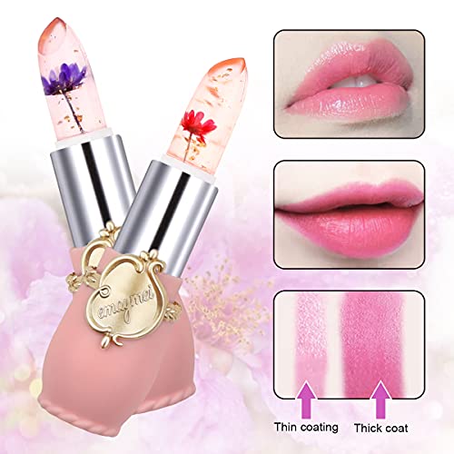 Mengxin 6 Piezas Set Pintalabios Magico Larga Duracion Hidratante Brillo de Labios Transparente Labial Magico Que Cambia de Color Cumpleaños Navidad Regalo de San Valentín para Mujeres Niñas