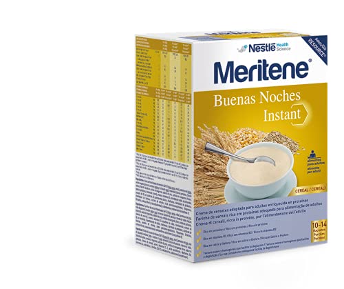 MERITENE Buenas Noches Instant- Sabor cereal - Estuche de 500g (2x250g)