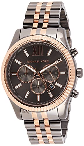 Michael Kors Reloj Cronógrafo para Unisex Adulto de Cuarzo con Correa en Acero Inoxidable MK8561