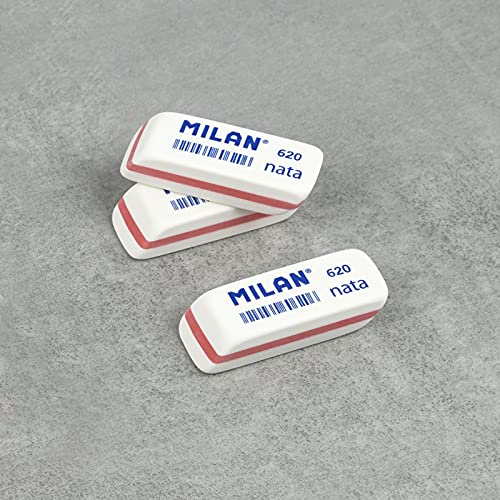 MILAN BPM10044 - Pack de 2 gomas de borrar