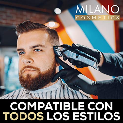 Milano Gel Fijador Hombre Normal 250 ml Strong Hold Styling Fijación Cabello Profesional Caballero Gomina Pelo
