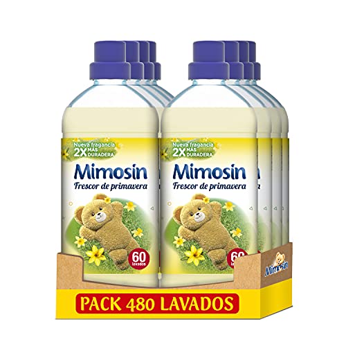 Mimosin Suavizante Concentrado Frescor de Primavera 60 lavados - Pack de 8