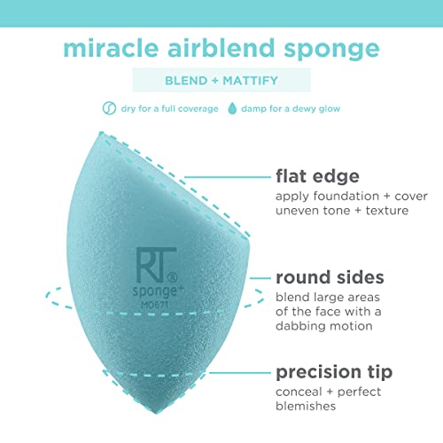 Miracle Airblend Sponge: Esponja maquillaje REAL TECHNIQUES