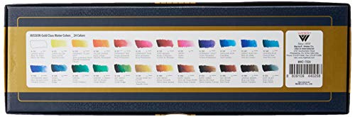 Mission Gold Water Color Set, 24 Colors by Mijello Mission Gold Class