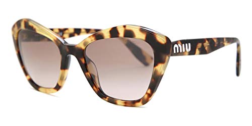 Miu Miu 0MU 05US Gafas, Marron, 55 para Mujer