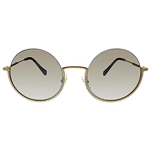 Miu Miu 0MU 69US Gafas, GOLD/GREY, 52 para Mujer