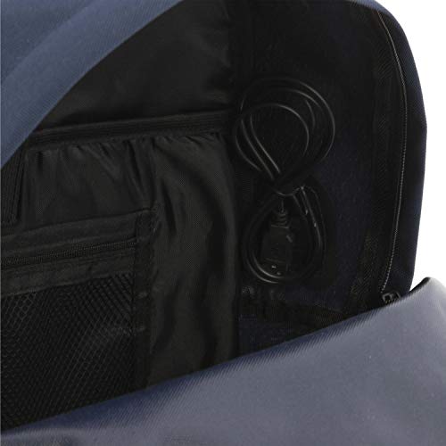 Mochila para Hombre Coronel Tappioca Urban Senderismo Trabajo con Bolsillo Protector para Ordenador portátil y Puerto de Carga USB, 20L, Marino