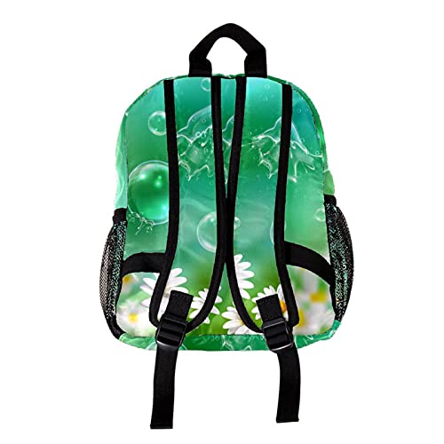 Mochila para Niños Pompas De Jabón Manzanilla Mochila para Infantil impresión Mochila Escolar Impermeable Backpack Bolsa para la Escuela para niños y niñas 3-8 años 25.4x10x30CM