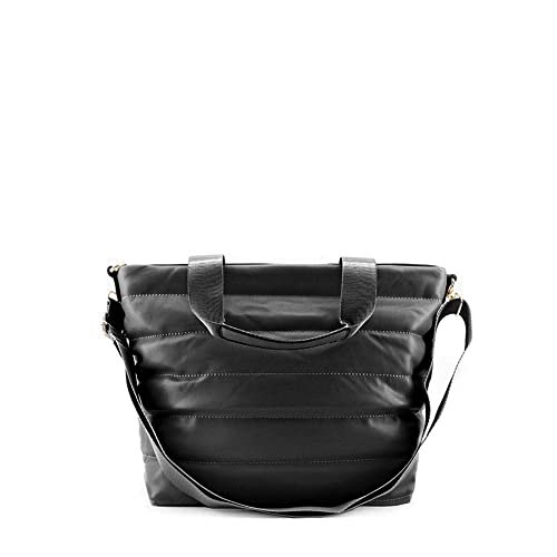 MODELISA - Bolso Acolchado De Hombro Y Mano Mujer (Negro)