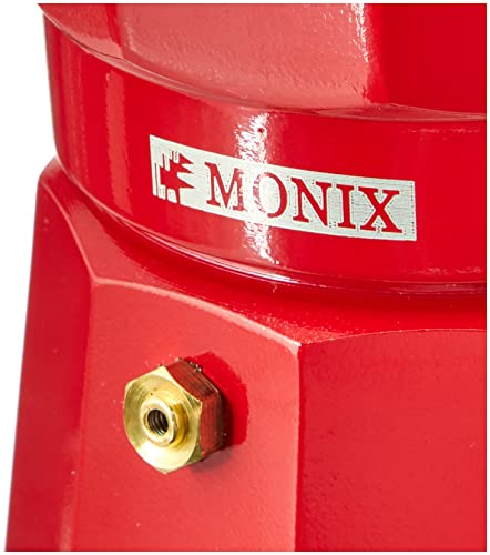 Monix M281706 M281706-Cafetera Italiana, 6 Tazas, Color Fresa, Aluminio, 10 cm
