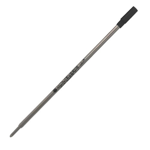 Monteverde - Recambio para bolígrafos S.T Dupont (trazo suave, punta media, 2 unidades), color negro