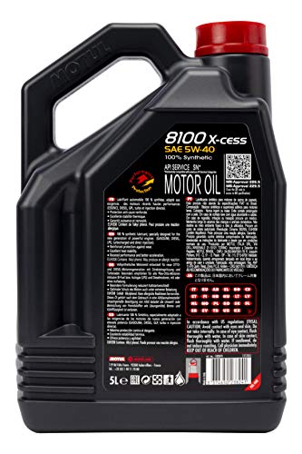 MOTUL Aceite DE Motor 8100 X-Cess 5W40 5 litros