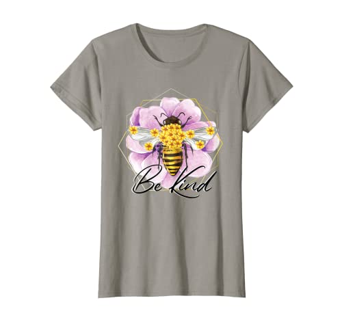 Mujer Abeja Tipo Amarillo Girasoles Lindo Amabilidad Amor Mujeres Camiseta