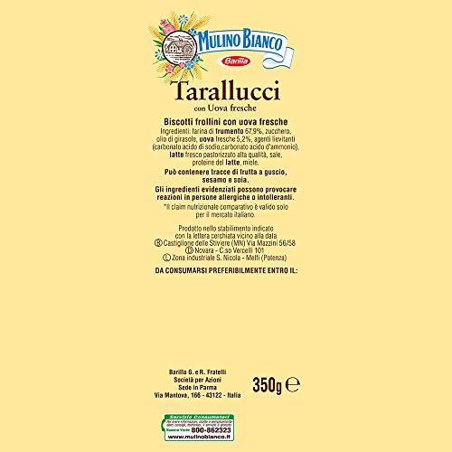 Mulino Bianco Barilla Tarallucci, 350 Gramos