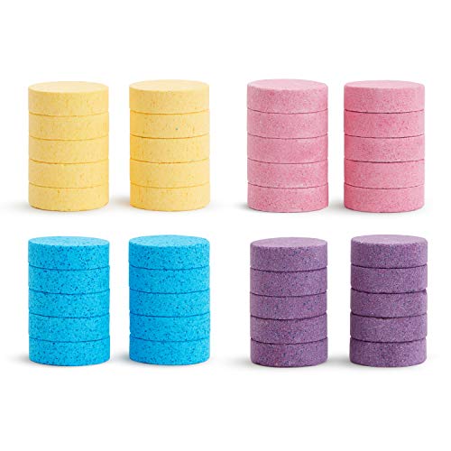 Munchkin Colour Buddies Bombas de Baño Hidratantes, Incluye 40 Bombas de Baño de Colores