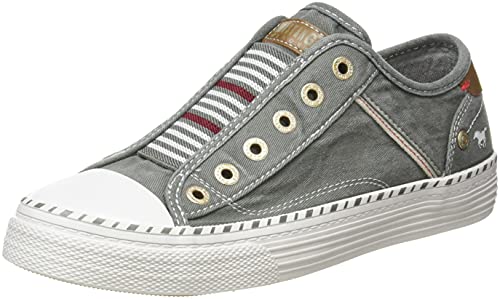 MUSTANG 1376-401-72, Sneaker Mujer, grün/Grau, 40 EU