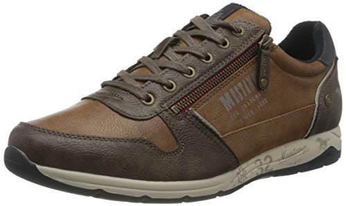 Mustang 4106-306-301, Zapatillas Hombre, Marrón (Kastanie 301), 44 EU