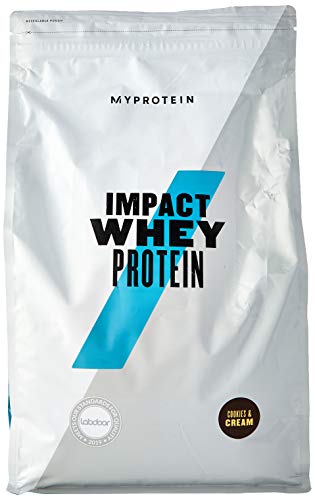 Myprotein Impact Whey Proteína de Suero, Sabor Cookies & Cream - 5000 gr