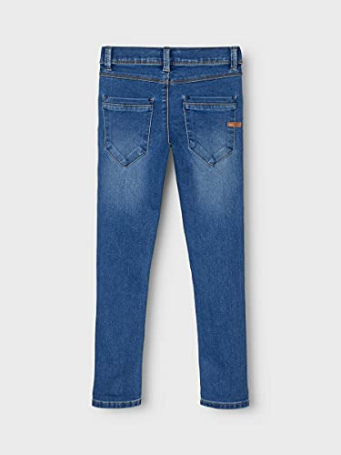 NAME IT NKMSILAS DNMTAX 2467 Pant Noos Jeans, Medium Blue Denim, 128 para Niños