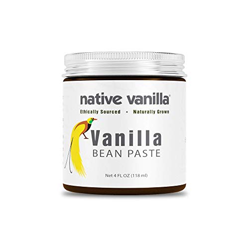 Native Vanilla - Pasta de Vainilla Pura y Natural 118 ml (4 oz) - Para los cocineros y para la cocina casera, la repostería y la elaboración de postres