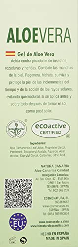 Natura Balear 30131 - Gel aloe vera dermogético 100% puro, caja verde