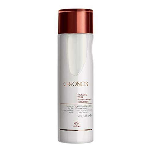 NATURA - Loción Tónica Facial Hidratante Chronos - Para Pieles Normales a Secas - Elimina las Toxinas - Hidrata y Tonifica la Piel - Uso Diario - 100% Vegano - Cruelty Free - 150 ml