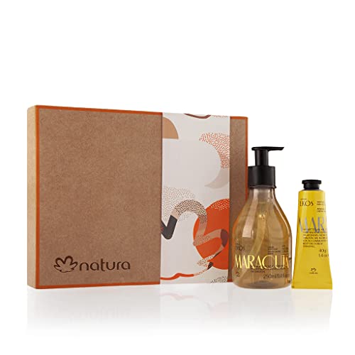 NATURA - Set de Descubrimiento Ekos Maracuja - Jabón Líquido y Crema de Manos - Para unas manos suaves y delicadamente perfumadas con notas aciduladas - 100% Vegano - Cruelty Free