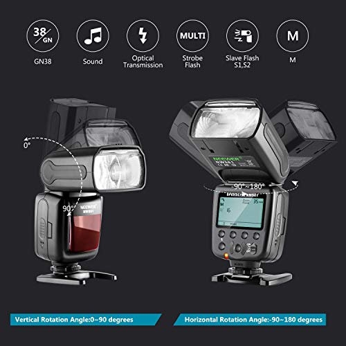 Neewer NW-561 Flash Speedlite para Canon Nikon Panasonic Olympus Pentax Fijifilm DSLR Cámara