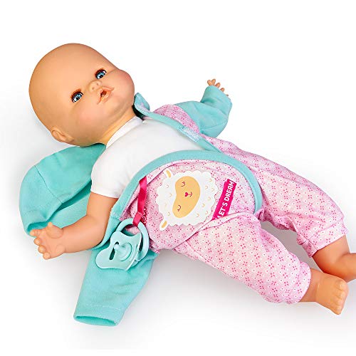 Nenuco-Dormilón ! Muñeco con ojos durmientes, regalo ideal para niñas y niños a partir de 2 años + (Famosa 700016258)