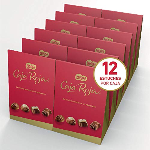 Nestlé Caja Roja bolsa de bombones de chocolate - Pack de 12 x 100g