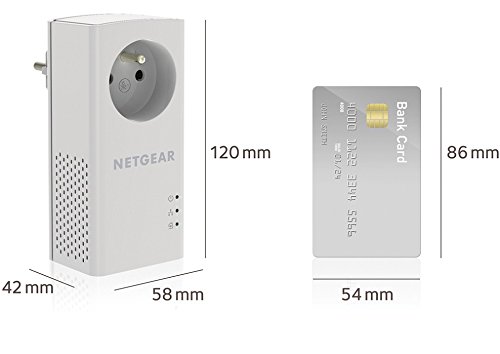 Netgear - Adaptador de comunicación por línea eléctrica