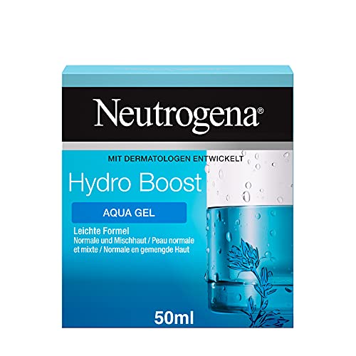 Neutrogena Hydro Boost Crema Facial Aqua Gel con Aceite Hialurónico Libre para Piel Normal y Combinada 50 ml.