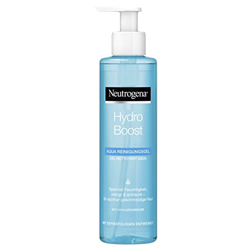 Neutrogena Hydro Boost - Limpiador facial con glicerina y ácido hialurónico, desmaquillante, 200 ml