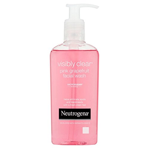 Neutrogena Visibly Clear - Lavado facial (pomelo rosa, 200 ml)