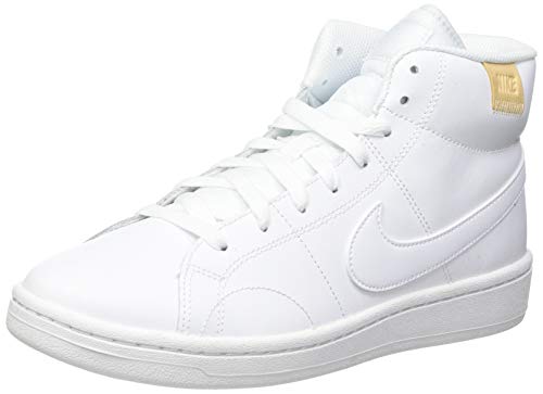 Nike Court Royale 2 Mid, Zapatos de Tenis Mujer, Bianco, 40.5 EU