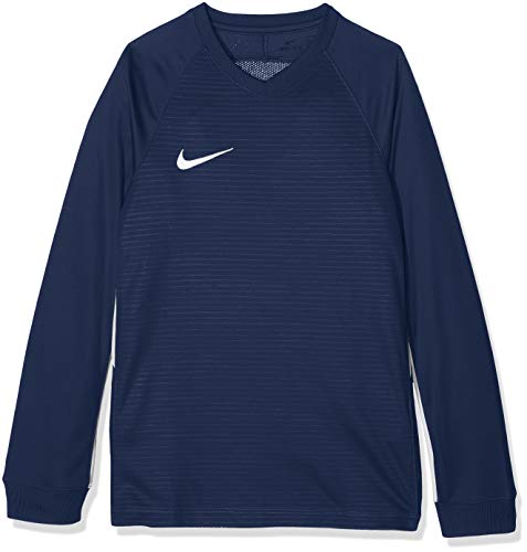 NIKE Kids' Tiempo Premier Football Camiseta de Manga Larga, Unisex niños, Azul (Royal Blue/White), XL