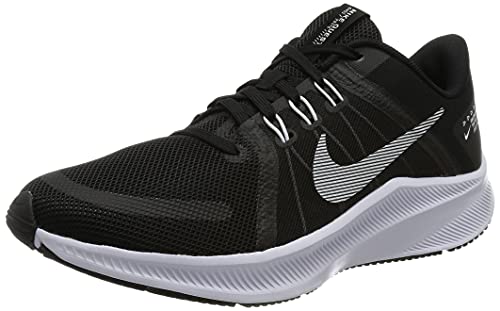 Nike Quest 4, Zapatillas para Correr Mujer, Black White Hyper Pink Dk Smoke Grey, 36.5 EU