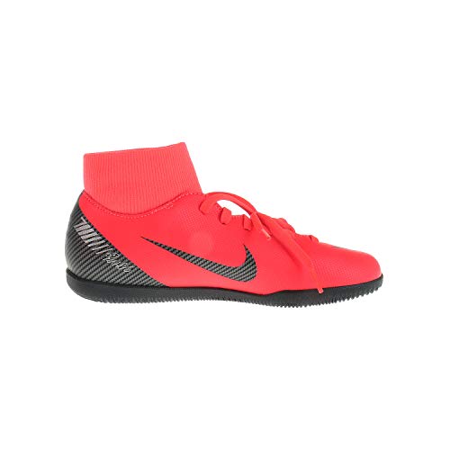 Nike Superfly 6 Club CR7 IC, Zapatillas de fútbol Sala Unisex Adulto, Multicolor (Bright Crimson/Black/Chrome 600), 44.5 EU